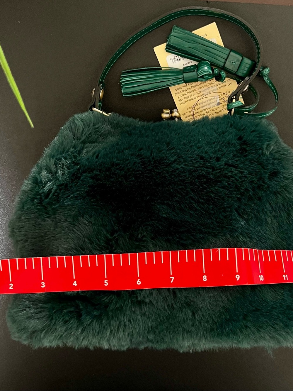 PATRICIA NASH Laureana Faux Fur Frame Top Shoulder Bag - Picture 11 of 12